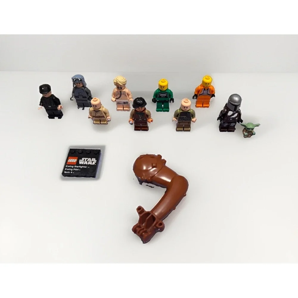 LEGO Star Wars Minifigure Lot with Grogu & Rancor Arm